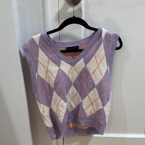 Purple Sweater Vest